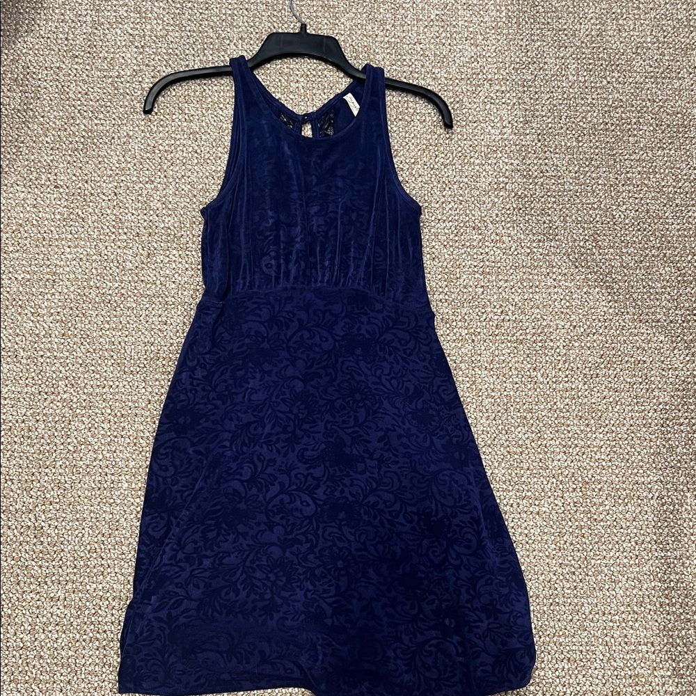 Free People Navy Blue Dress